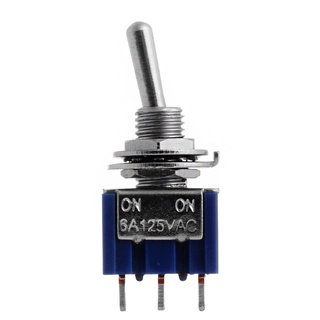 Pcf* สวิตช์โยกเปิด เปิด 125VAC 6A Mts-102 3-Pin Spdt ขนาดเล็ก 1 ชิ้น