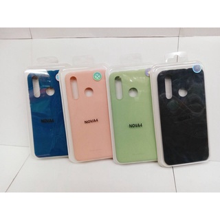 เคสมือถือแบบนิ่มสีเรียบSamsung A9(2018)/J4 Plus/S10lite/A10/A50/A12 Huawei Nova4/P30