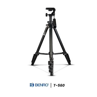 BENRO Tripod Aluminum T560 ขาตั้งกล้องมิลเลอร์เลสอลูมิเนียม (0959)