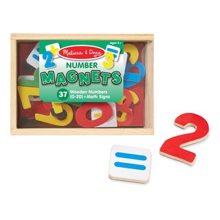 [37ชิ้น] รุ่น 449 แม่เหล็กตัวเลข &amp; เครื่องหมายคณิต Melissa &amp; Doug Magnetic Wooden Number รีวิวดีใน Amazon USA แม่เหล็กทั้งตัว 20 ชิ้น ติดตู้เย็น ติดกระดาน อย่างดี