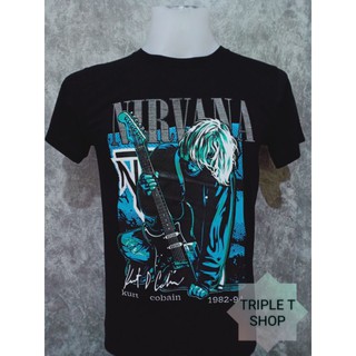 เสื้อยืดคอกลม สกรีนลาย NIRVANA (รหัส 68)