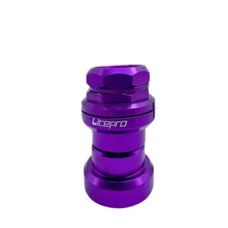 Litepro จักรยานพับ 1-1/8 ชุดหูฟัง 34 มม.แบริ่งปิดผนึกอลูมิเนียมส้อมด้านหน้าในตัวหลอดตรงชามสําหรับ Brompton