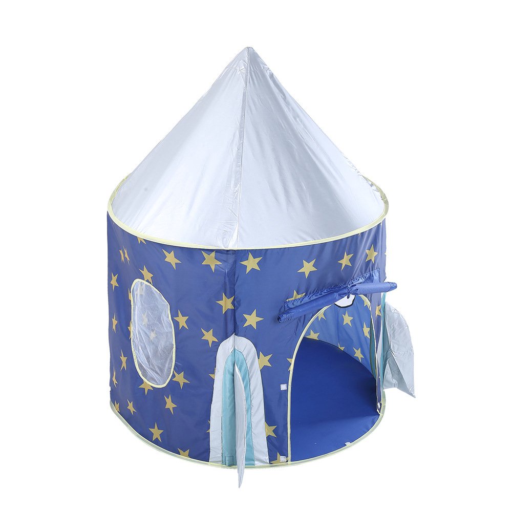 Play Tent for Boys or Girls Rocket Ship Kids Tent Astronaut Space Tents Toy Outdoor Indoor Spaceship