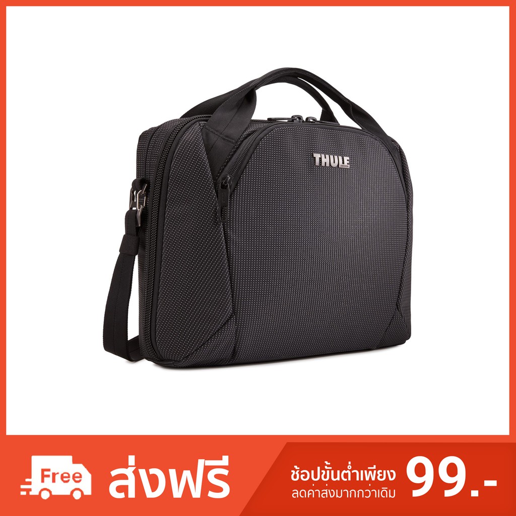 🔥ใช้D2A852 ลดเพิ่ม200บาท🔥THULE กระเป๋าเป้ Thule Crossover 2 Laptop Bag 13.3 สีดำ C2LB-113 BK