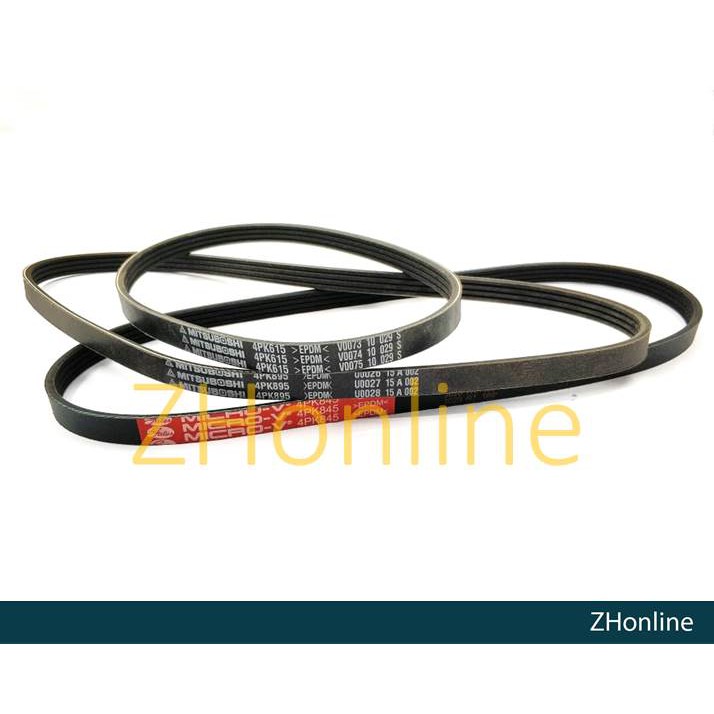 HYUNDAI GETZ 1.3, ACCENT 1.5 - GATES / MITSUBOSHI FAN BELT (3PCS) 4PK615 4PK845 4PK895