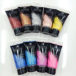 สีอะคริลิค ST 75 ml. สีมุก