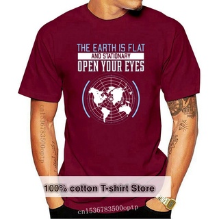 [S-5XL] เสื้อยืด พิมพ์ลาย The Earth Is Flat Fools Idea สีดํา แฟชั่นฤดูร้อน สไตล์คลาสสิก สําหรับผู้ชาย M-3 KHdbnj79KLkpih