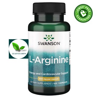 Swanson Premium L-Arginine 500 mg / 100 Caps