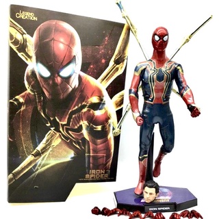 IRON SPIDER Avengers IRON MAN  Spiderman 1/6TH  Action Figure 30 cm