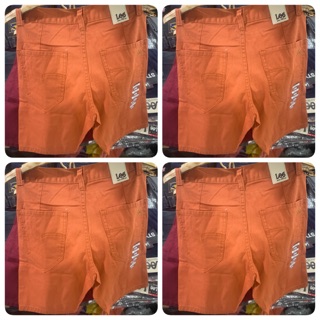 ผ้าสี ขาสั้น (สีส้ม) Size : 28 , 30 , 32 , 34 , 36 , 38