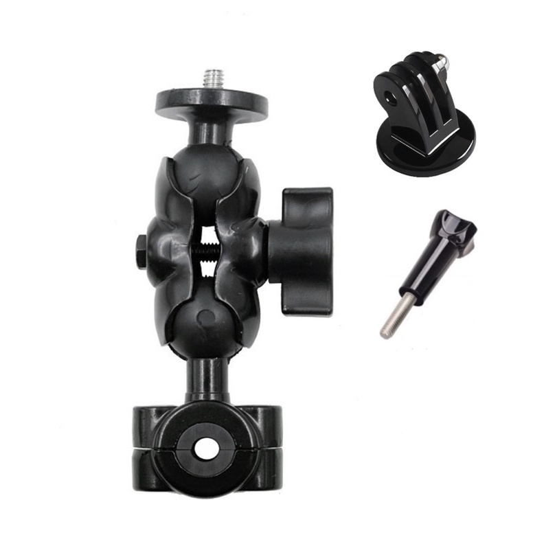 ขาจับแฮนด์ , ขาจับก้านกระจกมองหลัง , ขาใส่ช่องกระจกมองหลัง พร้อมหัวบอล Bracket For Motorcycle With Ball Head