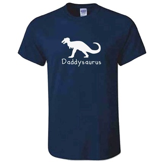 [COD]เสื้อยืด พิมพ์ลายไดโนเสาร์ DADDYSAURUS สําหรับผู้ชายS-5XL