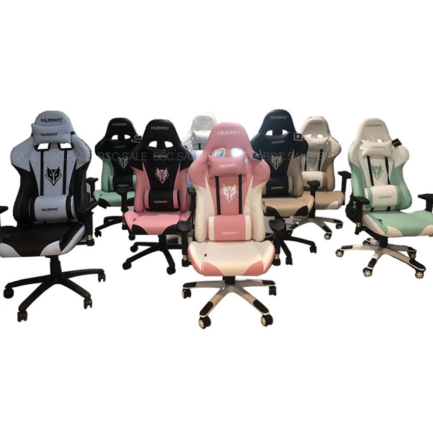 NUBWO CH-007 เก้าอี้เกมมิ่ง Gaming Chair ใหม่ล่าสุด ปี 2020(Blue,Pink,Brown,Green)