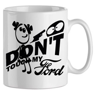 แก้วกาแฟ เก็บความร้อน พิมพ์ลาย Dont Touch My Ford สําหรับบ้าน ออฟฟิศ