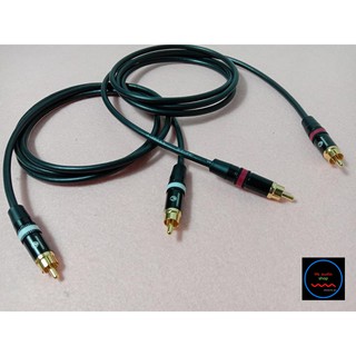 สาย RCA Canare L-4E5AT (MADE IN JAPAN) หัวแจ็ค RCA Neutrik/Yongsheng