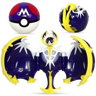 โมเดลฟิกเกอร์ Pokemon Variant Ball Lunala Pocket Monsters ของเล่นสําหรับเด็ก