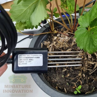 Soil PH NPK Temperature Moisture RS485  Digital Meter Sensor วัดธาตุ สารอาหารแบบ all in one 6 Sensor (MI-Soil-PH-NPK-TH)