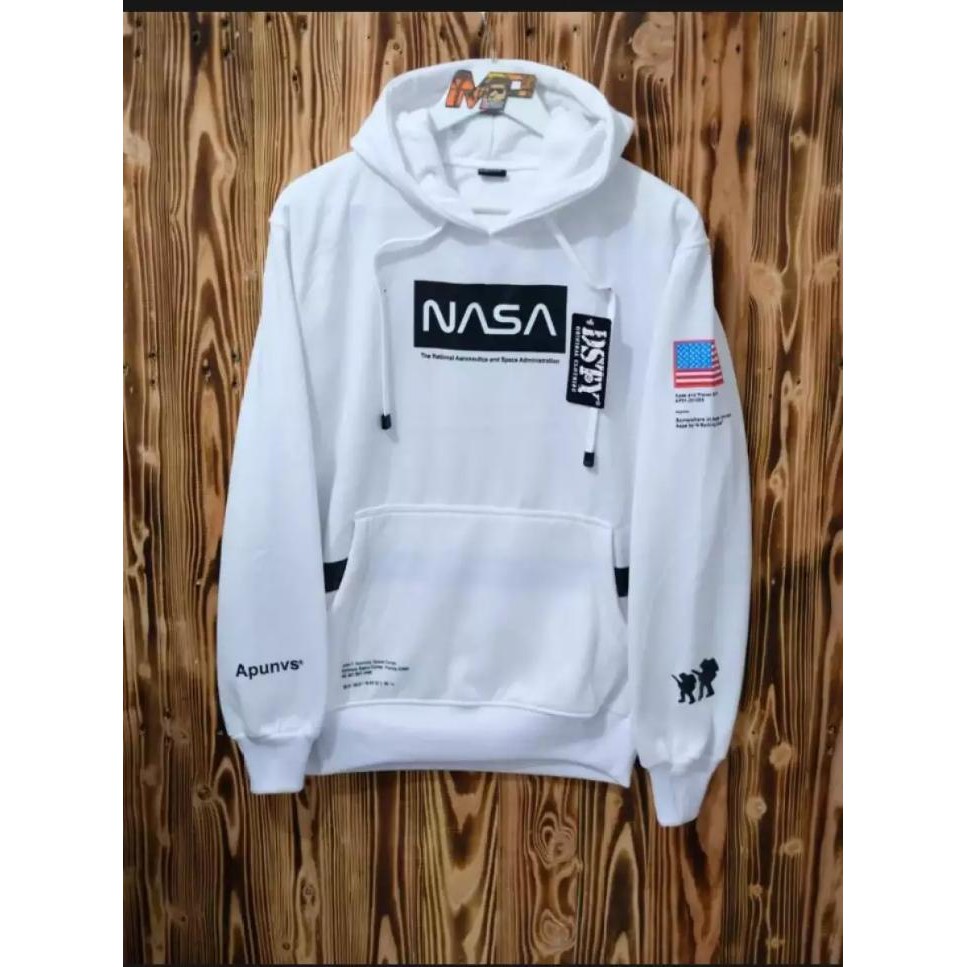 [จัดส่งทันที] HOODY HODIE HODI HODY JKET SWIRE / HOODIE SWETER JACKET NASA H&M FULL TAG