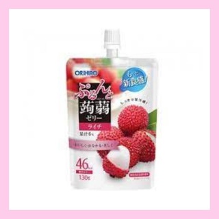 เจลลี่รสลิ้นลิ้นจี่จากญี่ปุ่น Orihiro Planto Jelly Standing Lychee 130g