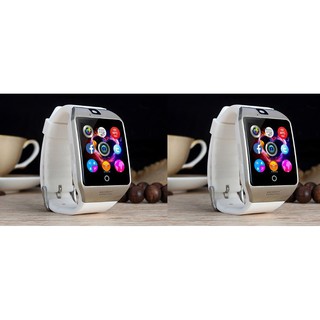 รุ่นล่าสุด!!! สมาร์ทวอทช์ นาฬิกาโทรศัพท์ถ่ายรูปได้ SMART WATCH รุ่น DZ09 ปุ่ม Home แบบ ทัชสกรีน (สีขาว) x 2 อัน