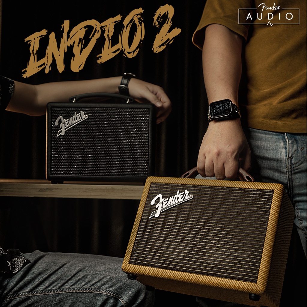 โค้ดลดเพิ่ม 50 FENDER ลำโพง INDIO 2 Bluetooth Speaker - Black - รับ ...