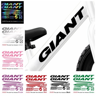 Giant สติกเกอร์ไวนิล ลายแบรนด์ GIANT สําหรับติดกรอบจักรยานเสือภูเขา