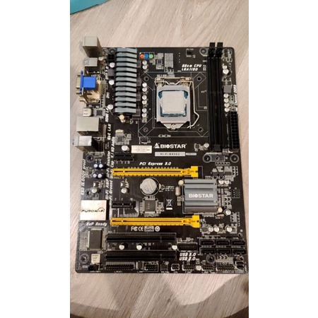 มือสอง cpu intel Core i5 4460 แรม 8gb bus 1600 เมนบอร์ด HI-FI B85S2