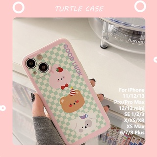 [พร้อมส่ง] เคสโทรศัพท์มือถือ ลายการ์ตูนสัตว์ ขนาดเล็ก สําหรับ Apple iPhone 14 13 12 11 PROMAX XS XR XSMAX SE2020 6 7 8PLUS MINI