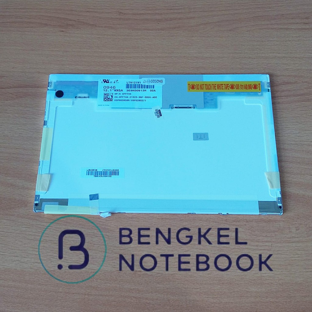 แล็ปท็อป LCD 12.1" WXGA HV121WX4-110 B121EW05 V.0 N121I9-L02 LTN121W1-L01 20PIN 1280x800