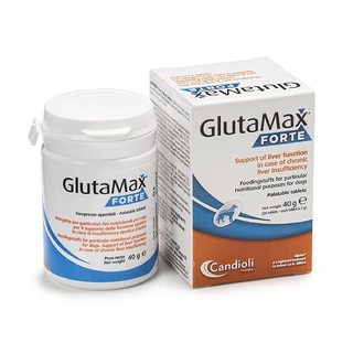 Glutamax forte support liver functions for dog and cat 20 tablets ยาบำรุงตับในสุนัขและแมว