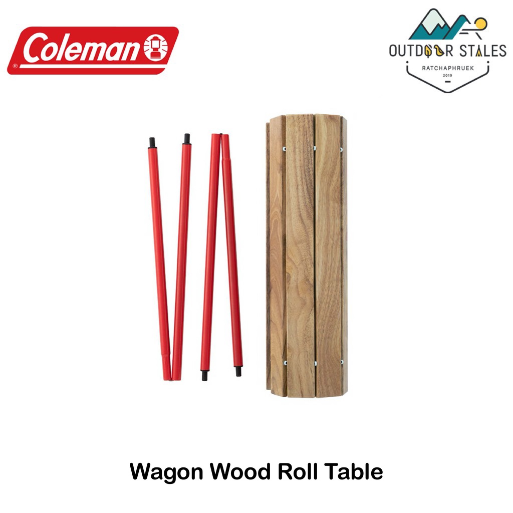 Coleman Wagon Wood Roll Table