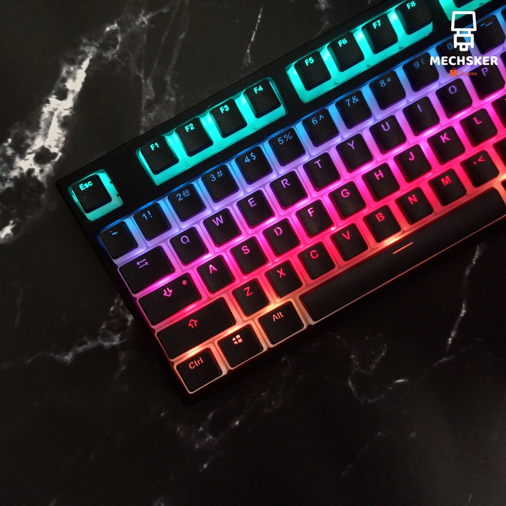 Pudding Backlit Keycaps OEM Profile Doubleshot PBT