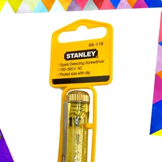 STANLEY ไขควงลองไฟ ไขควงวัดไฟ 66-119