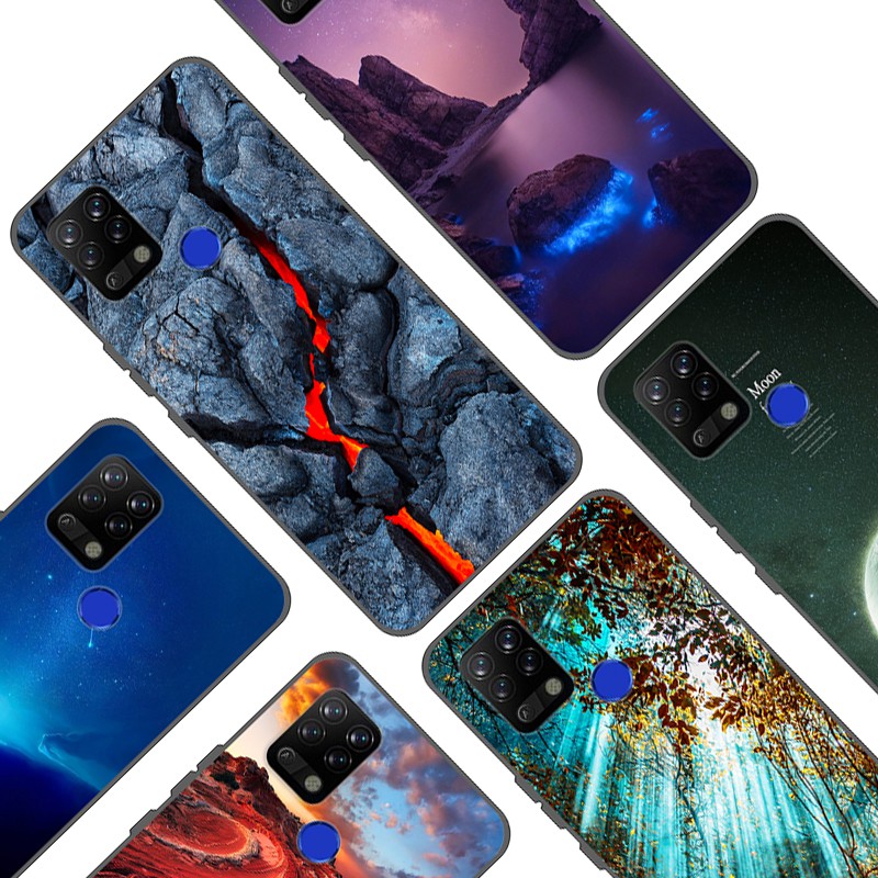 Tecno Pova LD7 LD7j กรณีทาสีซิลิโคนนุ่ม TPU การ์ตูนสําหรับ Tecno Pova LD7 LD7j