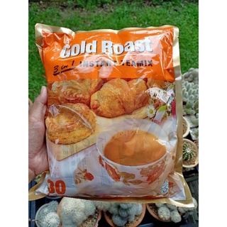 ชานม ชงร้อน-เย็น 3 in 1 Gold Roast บรรจุ 30 ซอง