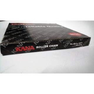 KANA โซ่เดี่ยวเบอร์ 40-1R 10ฟุต = 1กล่อง โซ่ส่งกำลัง โซ่ลำเลียง KANA Roller Chain 40-1R KANA แท้100% !!! ราคาดี !!!