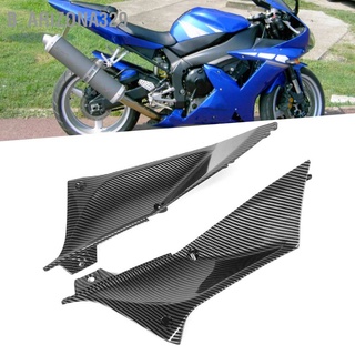 B_Arizona329 ฝาครอบท่ออากาศ คาร์บอนไฟเบอร์ ด้านซ้าย และขวา สําหรับ Yamaha Yzf R1 2002‐2003 2 ชิ้น