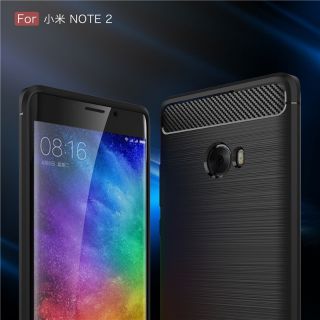 Xiaomi Mi Note 2 Brushed Carbon Fiber Texture Armor Back