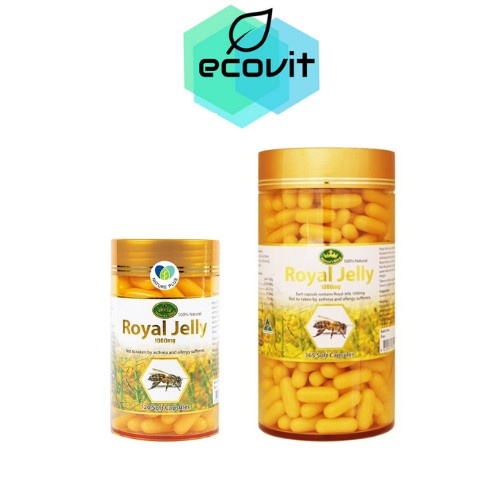 พร้อมส่ง นมผึ้ง Nature’s King Royal Jelly 1000 มิลลิกรัม