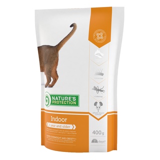 Natures Protection แมวโต อาศัยในบ้าน Indoor ขนาด400g,2kg