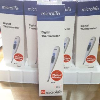 ปรอทวัดไข้ดิจิตอล microlife รุ่น MT 3001 รับประกันตลอดชีพ เปลี่ยนถ่านได้