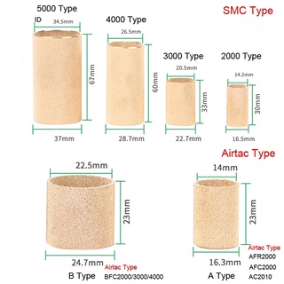 Af 2000/3000/4000 ไส้กรองอากาศนิวเมติก ตลับทองแดง