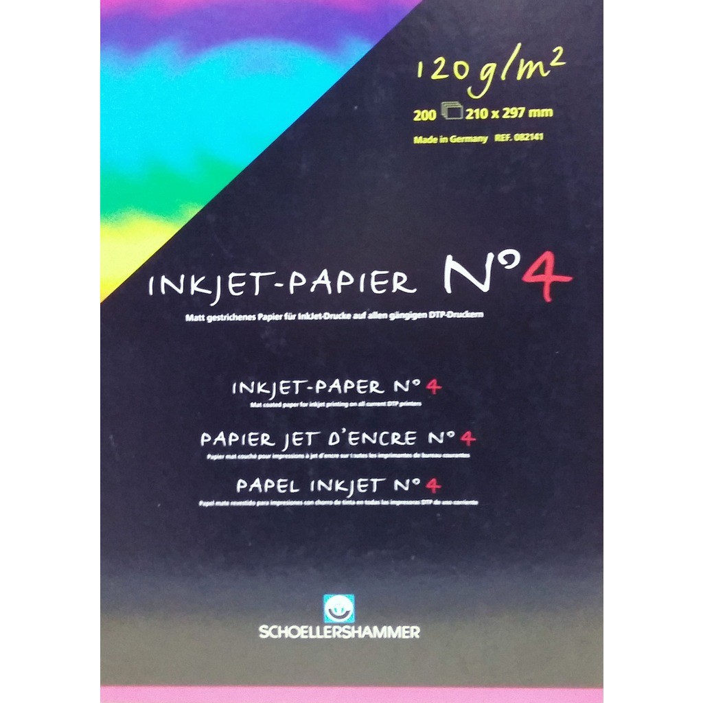 A4 INKJET PAPER 120GRAM No.4 SCHOELLERSHAMMER (200 แผ่น)