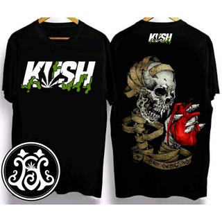 ผ้าฝ้าย 100%เสื้อยืด kush เสื้อยืดสุดเท่ Crew neck T-shirt. Oversized T-shirt เสื้อยืดผ้าคอตตอน V.25S-3XL