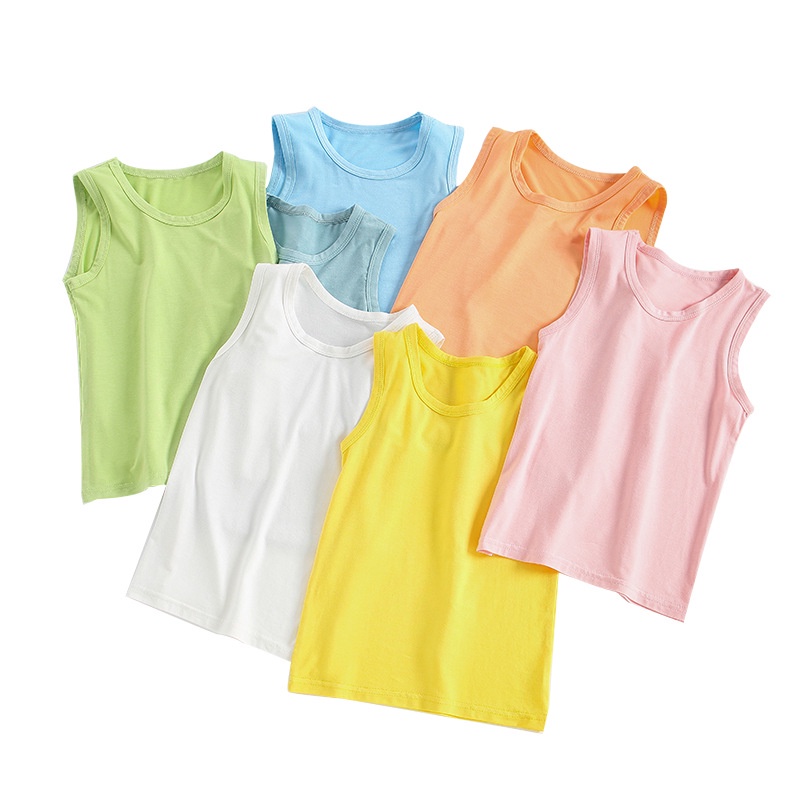 [ZY] พร้อมส่ง เสื้อกั๊กลําลอง I-Line สีแคนดี้ เข้ากับทุกการแต่งกาย สไตล์เกาหลี สําหรับเด็กผู้ชาย และผู้หญิง 90-150 ซม.