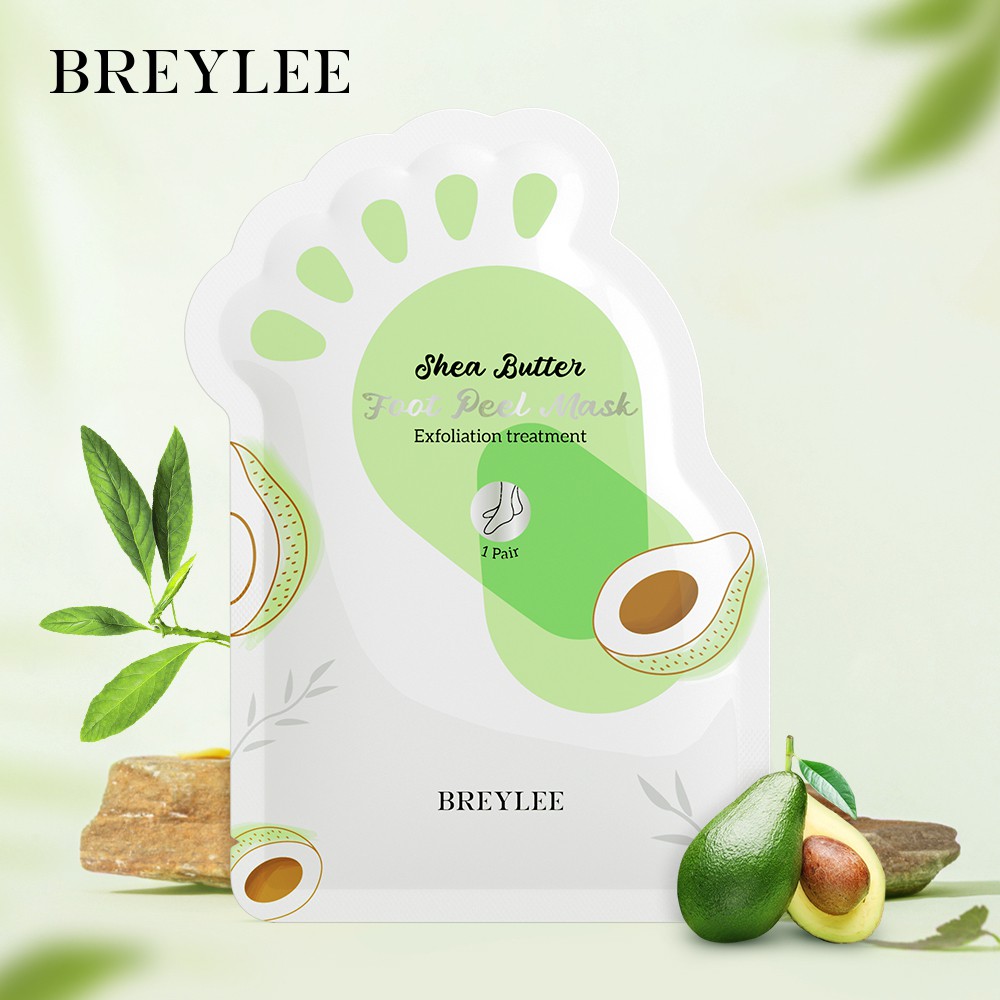BREYLEE มาส์กเท้า Shea Butter 1 คู่