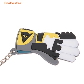 [BaiPester] Moto Key Ring Chain For Valeno Rossi Keychain Car Key Tag Mugen Keychain Gearbox Keyring Helmet Racing Keychain Gift