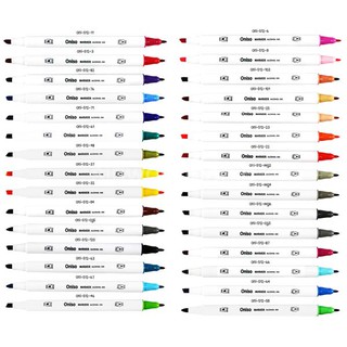 ปากกามาร์คเกอร์ 2 หัว สูตรกันน้ำ เส้น 1mm.-4mm. ONISO