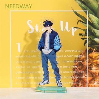 Needway โมเดลฟิกเกอร์อะคริลิค Jujutsu Kaisen Figure Satoru Gojou สําหรับตกแต่งบ้าน