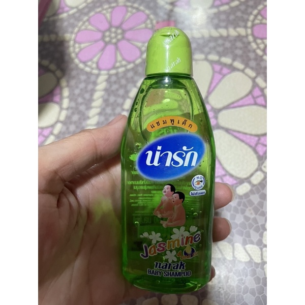 แชมพูเด็ก น่ารัก จัสมิน สูตรโนเกียร์ ไม่เคืองตา Narak Baby Shampoo